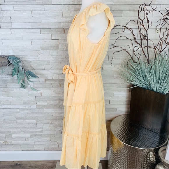 Gal Meets Glam NWT Peggy Swiss Dot MIDI Dress SZ 8 - Picture 9 of 15